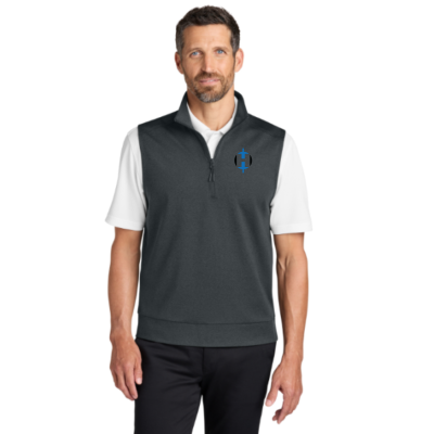 NEW! C-FREE® Double Knit 1/4-Zip Vest